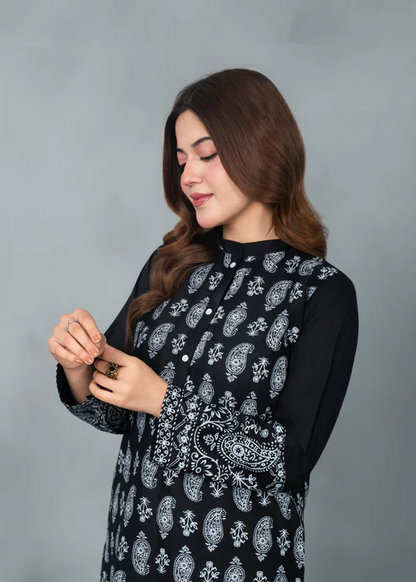 D012 printed kurta Only