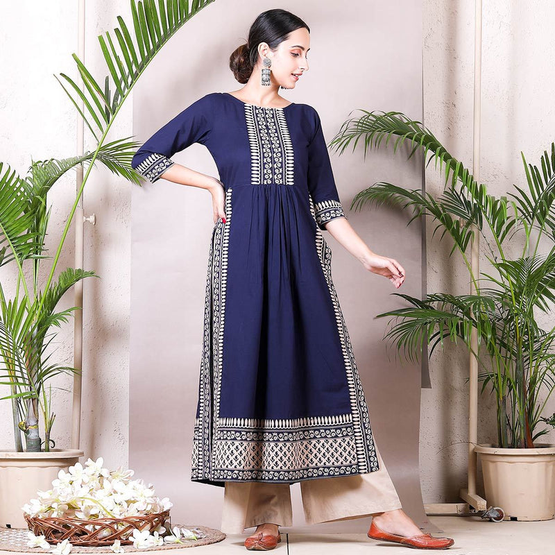 Blue Gather 2 Piece's