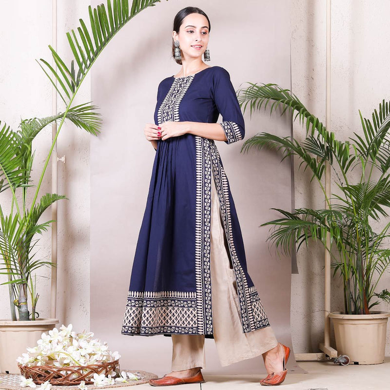 Blue Gather 2 Piece's