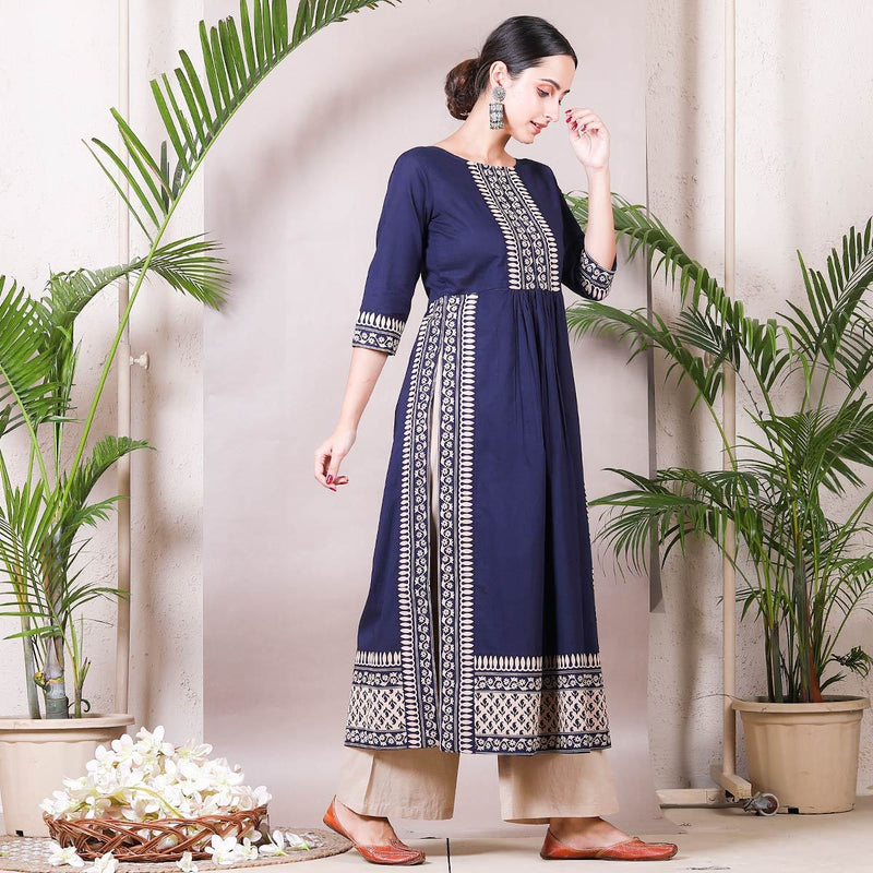 Blue Gather 2 Piece's