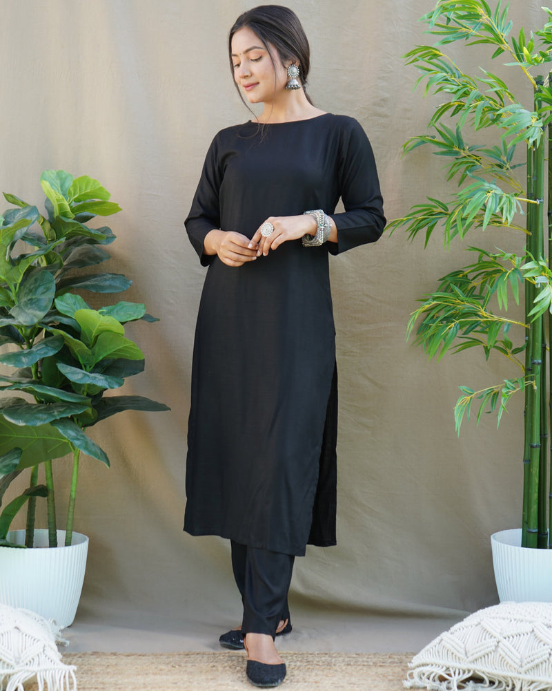 Black Basic 2 Piece