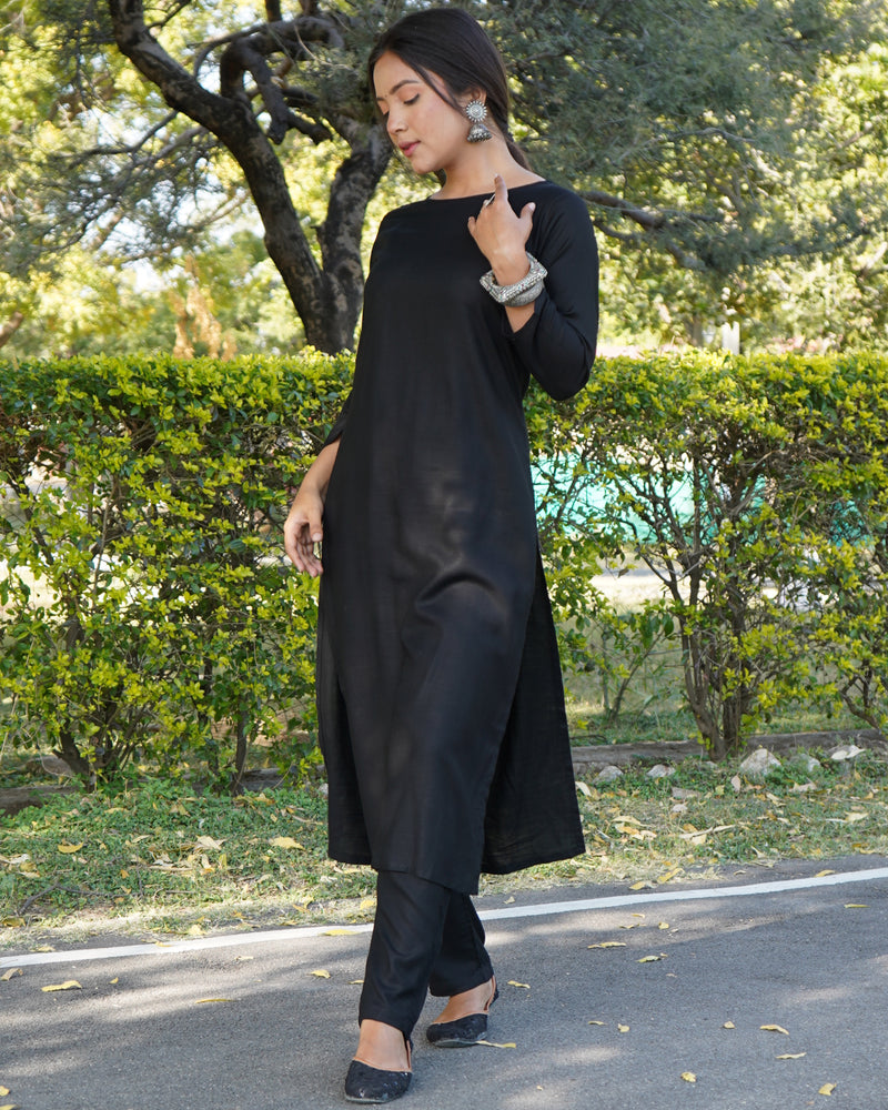 Black Basic 2 Piece